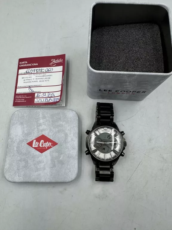 ZEGAREK LEE COOPER LONDON LC07878060 KOMPLET + GW