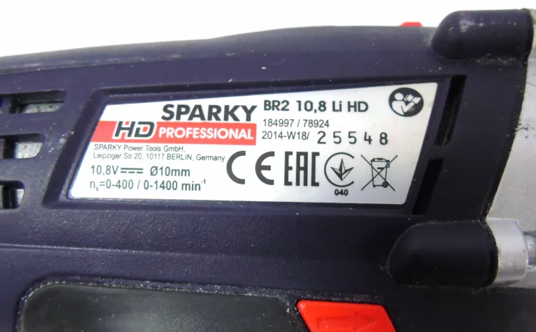 WKRĘTARKA SPARKY BR2 10,8 + 2XAKU KOMPLET