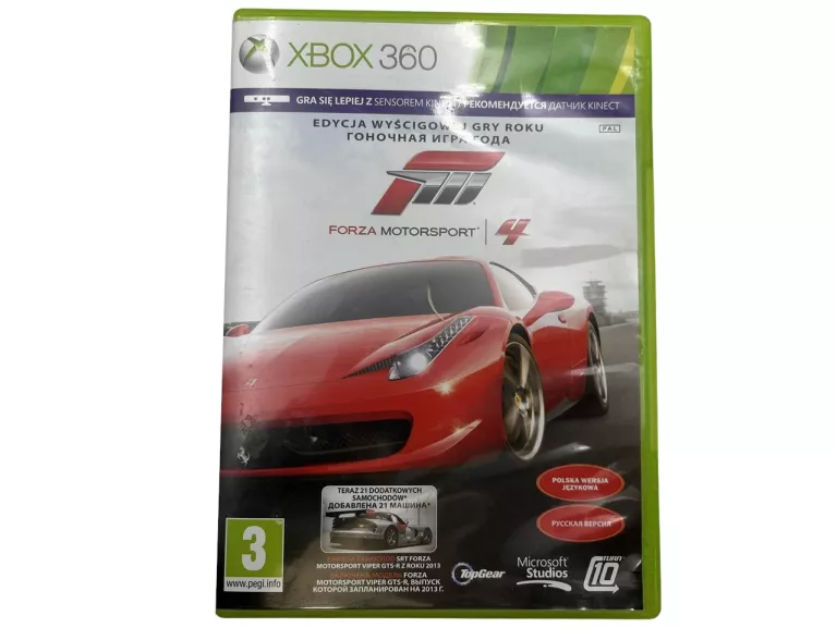 GRA FORZA MOTOSPORT 4 XBOX 360