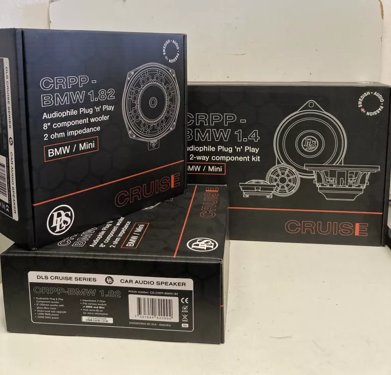GŁOŚNIKI PLUG N PLAY KIT CRPP BMW + 2X SUBWOOFER BMW CRPP-BMW 1.8 GW IDEAŁ