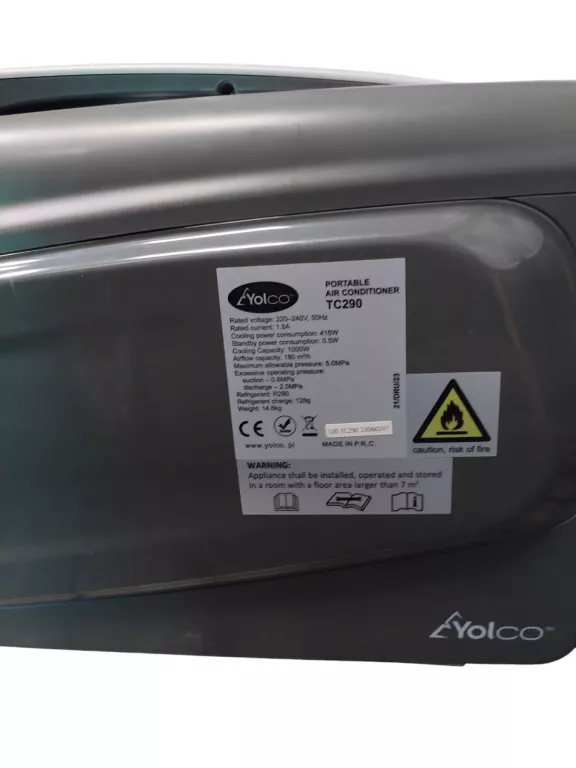 PRZENOŚNY KLIMATYZATOR YOLCO TC290