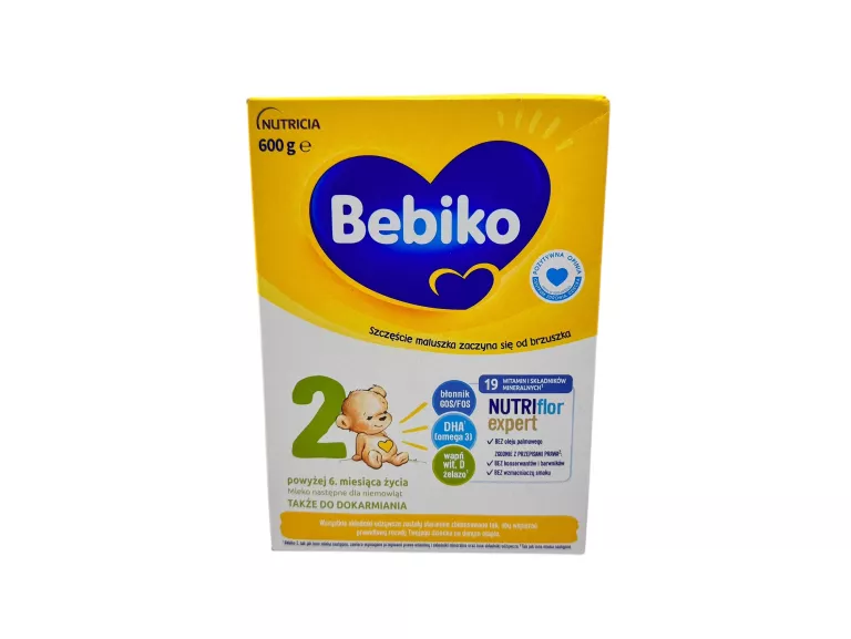 BEBIKO 2 600G MLEKO MODYFIKOWANE MLEKO NASTĘPNE 7 - 12 MIESIĘCY