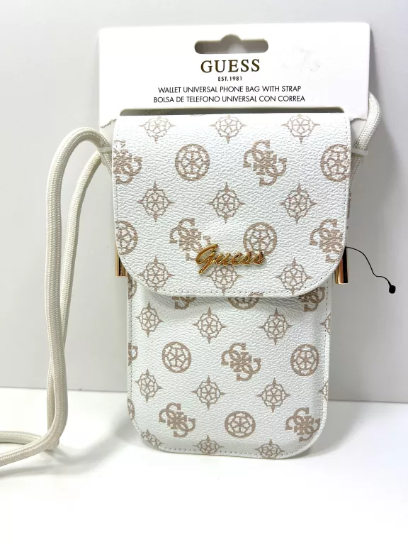 JASNE ETUI TOREBKA NA TELEFON GUESS / ORYGINALNE