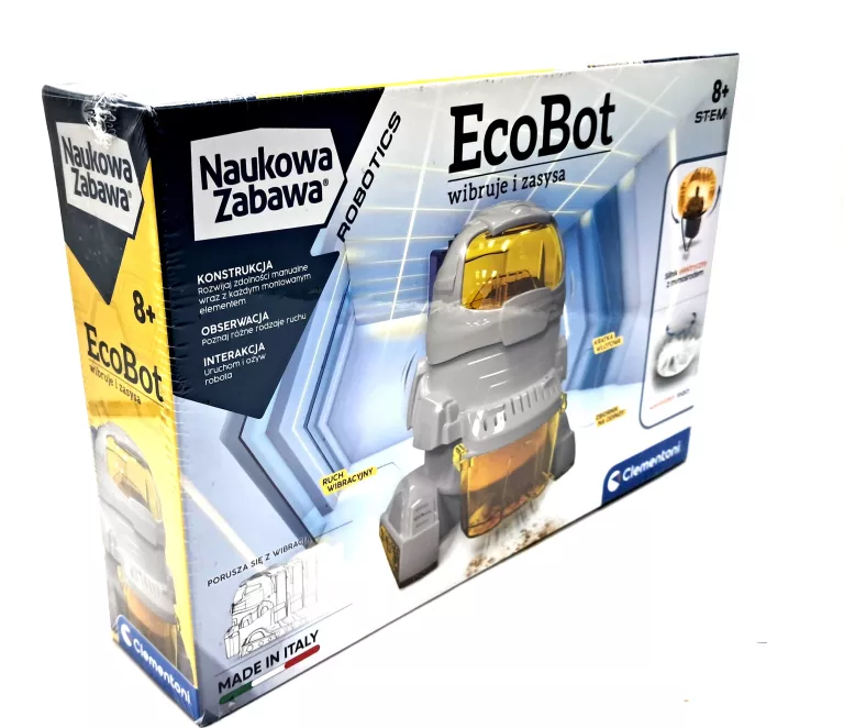 NAUKOWA ZABAWA CLEMENTONI ROBOT ECOBOT
