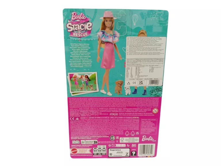 BARBIE STACIE TO THE RESCUE DWIE LALKI NA WYCIECZCE Z PIESKAMI +AKCESORIA