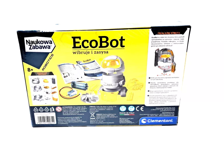 NAUKOWA ZABAWA CLEMENTONI ROBOT ECOBOT
