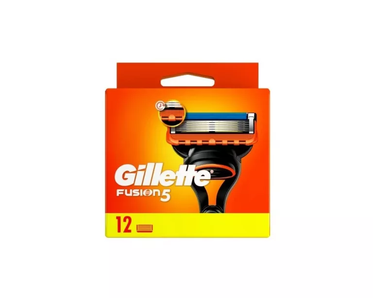 GILLETTE FUSION5 OSTRZA WYMIENNE DO MASZYNKI DO GOLENIA DLA MĘŻCZYZN 12 SZ