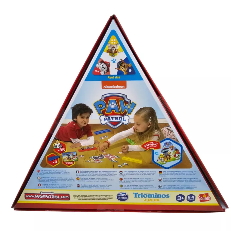 GRA PLANSZOWA GOLIATH GAMES TRIOMINOS JUNIOR PAW PATROL