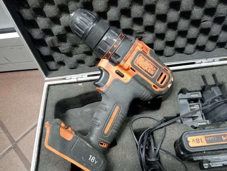 WKRĘTARKA BLACK+DECKER ZASILANIE AKUMULATOROWE 18 V BDCDD186-QW WALIZKA