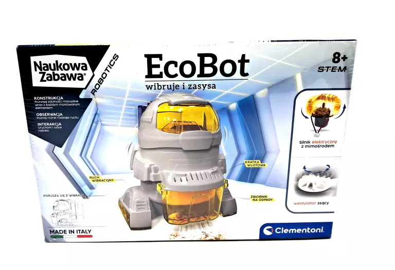 NAUKOWA ZABAWA CLEMENTONI ROBOT ECOBOT