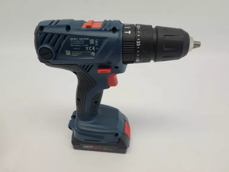 WIERTARKO-WKRĘTARKA BOSCH GSB 180-LI PROFESSIONAL + ŁADOWARKA + AKUMULATOR