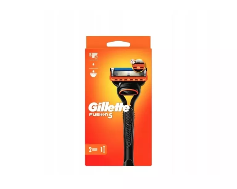 GILLETTE FUSION5 MASZYNKA + 2 OSTRZA