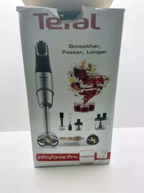 BLENDER TEFAL SMOOTHER FASTER LONGER
