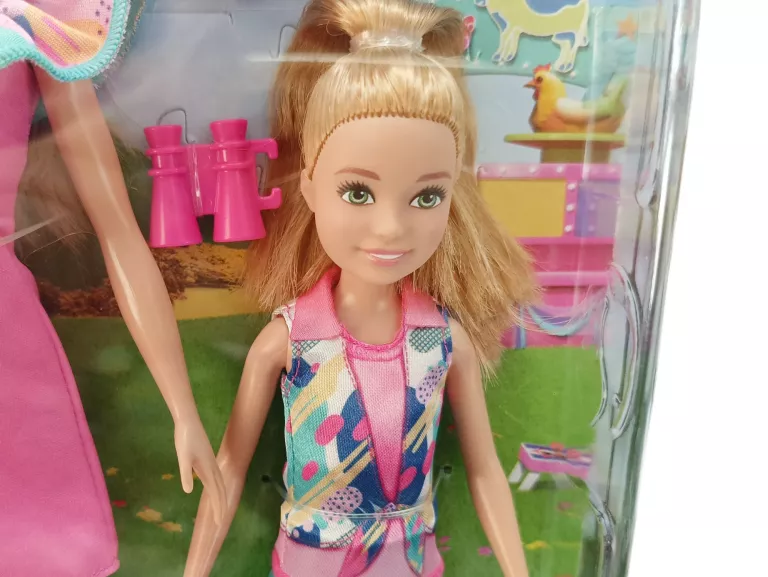 BARBIE STACIE TO THE RESCUE DWIE LALKI NA WYCIECZCE Z PIESKAMI +AKCESORIA