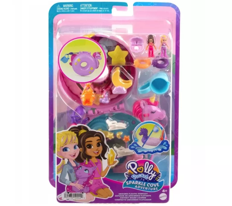 POLLY POCKET. BASEN JEDNOROŻCA HKV34 MATTEL