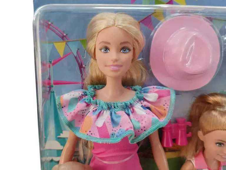 BARBIE STACIE TO THE RESCUE DWIE LALKI NA WYCIECZCE Z PIESKAMI +AKCESORIA