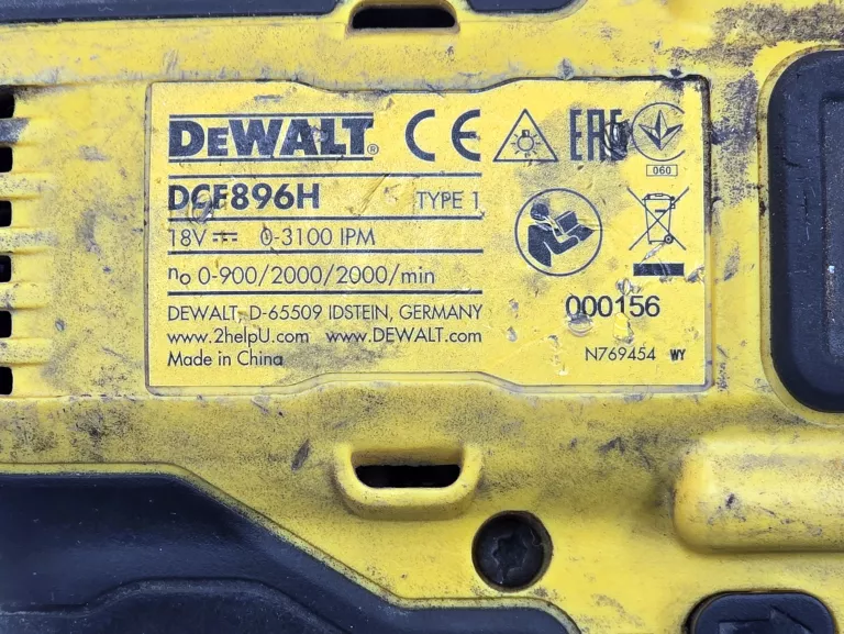 KLUCZ UDAROWY ZAKRĘTARKA DEWALT DCF896H 450NM +2X AKU 5AH BEZSZCZOTKOWY