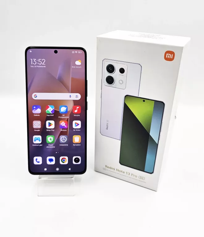 TELEFON XIAOMI REDMI NOTE 13 PRO 5G / 2312DRA50G/ CZARNY / KOMPLET