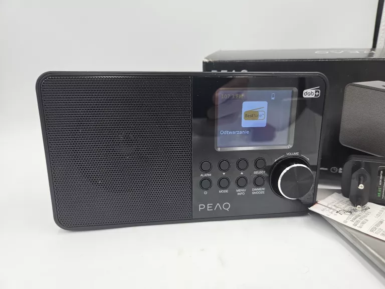 RADIO PEAQ PDR 55 GWARANCJA DAB+ 2.8"