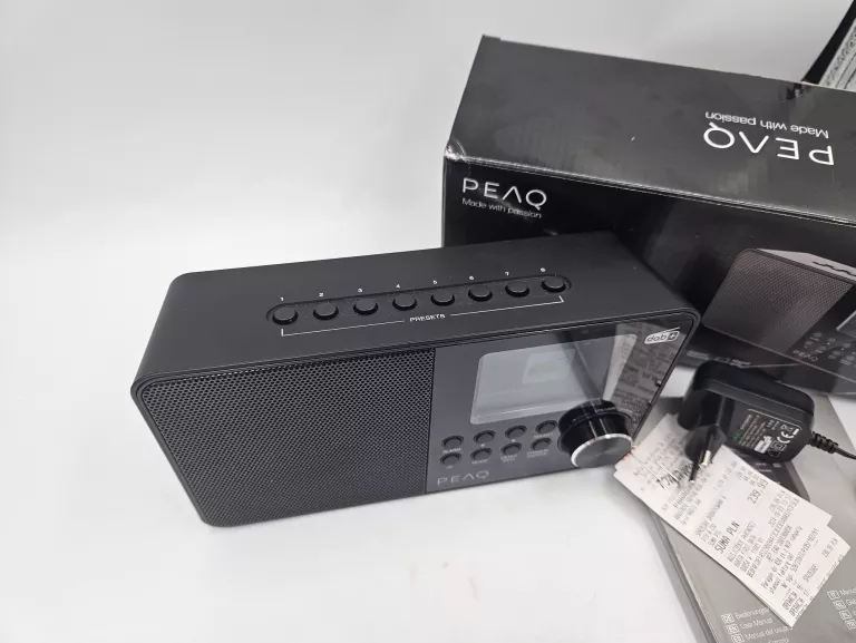 RADIO PEAQ PDR 55 GWARANCJA DAB+ 2.8"