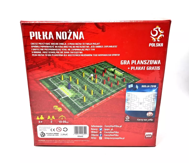 GRA PLANSZOWA PIŁKA NOŻNA TREFL LICENCJA PZPN