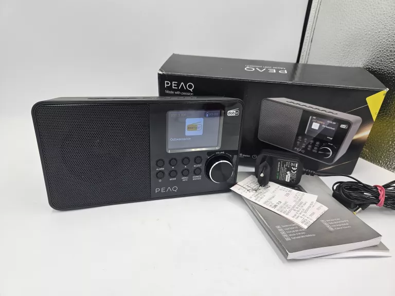 RADIO PEAQ PDR 55 GWARANCJA DAB+ 2.8"