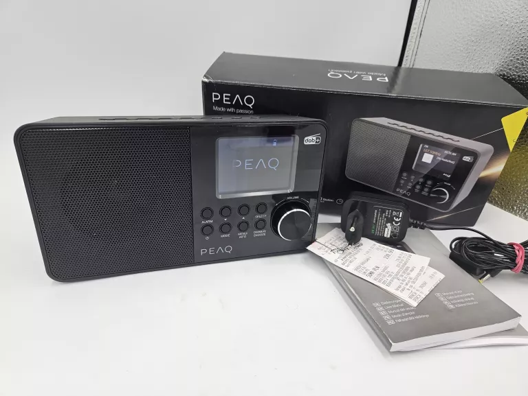 RADIO PEAQ PDR 55 GWARANCJA DAB+ 2.8"