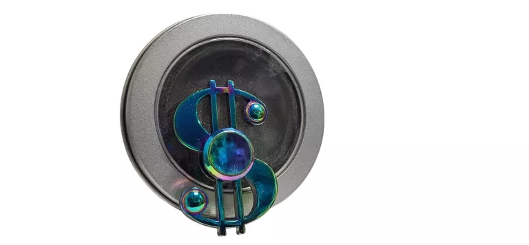METALOWY TĘCZOWY FIDGET SPINNER $