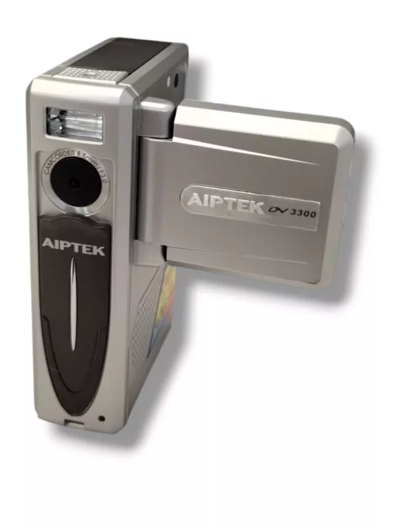 KAMERA AIPTEK POCKET DV 3300 HANDHELD DIGITAL CAMCORDER 3MP BOXED SILVER