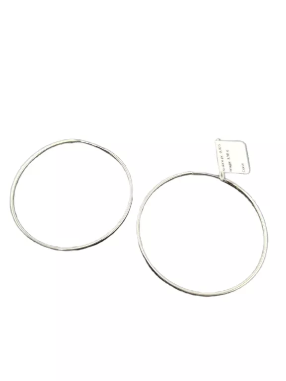 KOLCZYKI SREBRNE KOŁA GŁADKIE DUŻE PR.925 3,50G