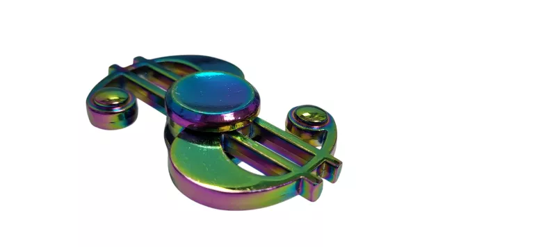 METALOWY TĘCZOWY FIDGET SPINNER $