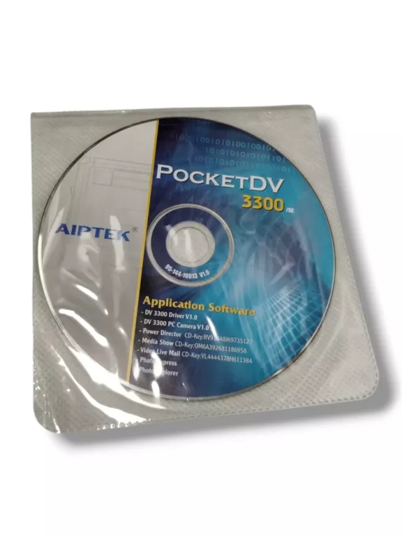 KAMERA AIPTEK POCKET DV 3300 HANDHELD DIGITAL CAMCORDER 3MP BOXED SILVER