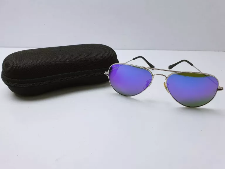 OKULARY PRZECIWSŁONECZNE RAY-BAN AVIATOR + ETUI