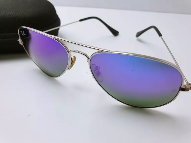 OKULARY PRZECIWSŁONECZNE RAY-BAN AVIATOR + ETUI