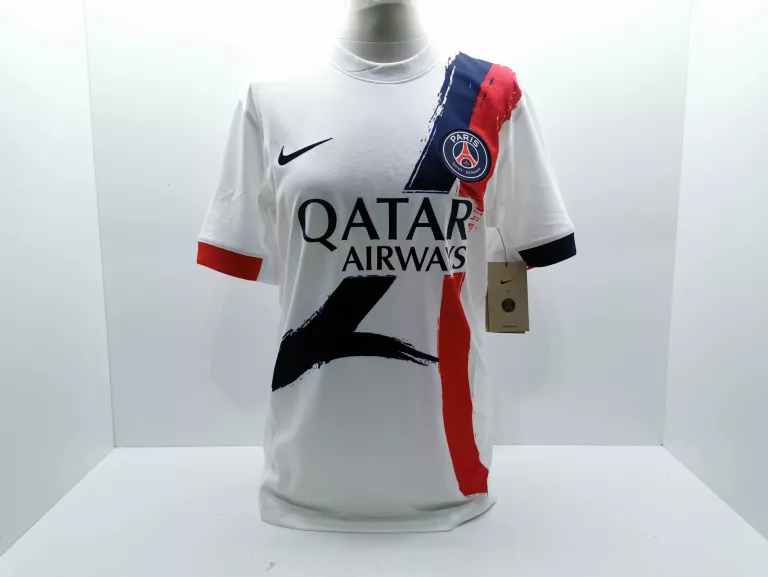 KOSZULKA BIAŁA NIKE PARIS M. PSG 24/25 WYJAZDOWA STADIUM