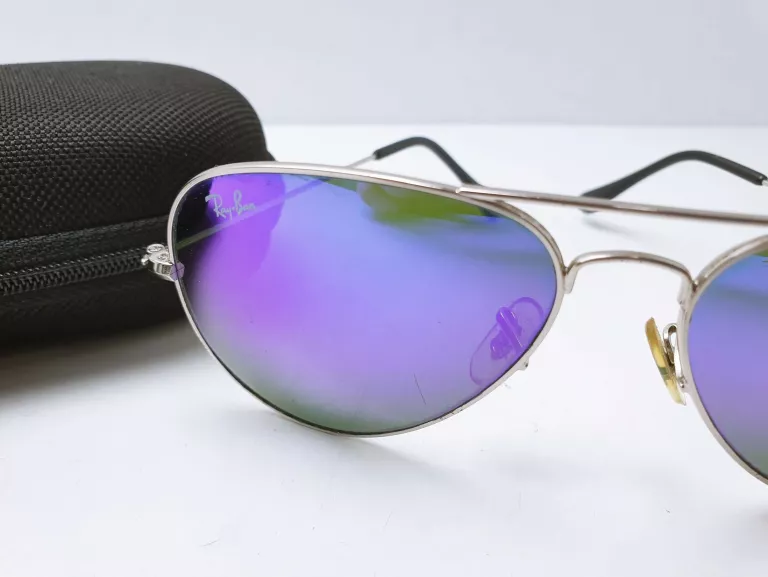 OKULARY PRZECIWSŁONECZNE RAY-BAN AVIATOR + ETUI