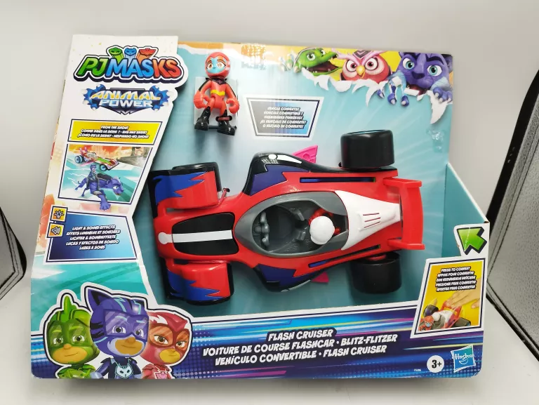 PIDŻAMERSI PJ MASKS - POJAZD ANIMAL FLASH POWER CRUISER CZERWONY