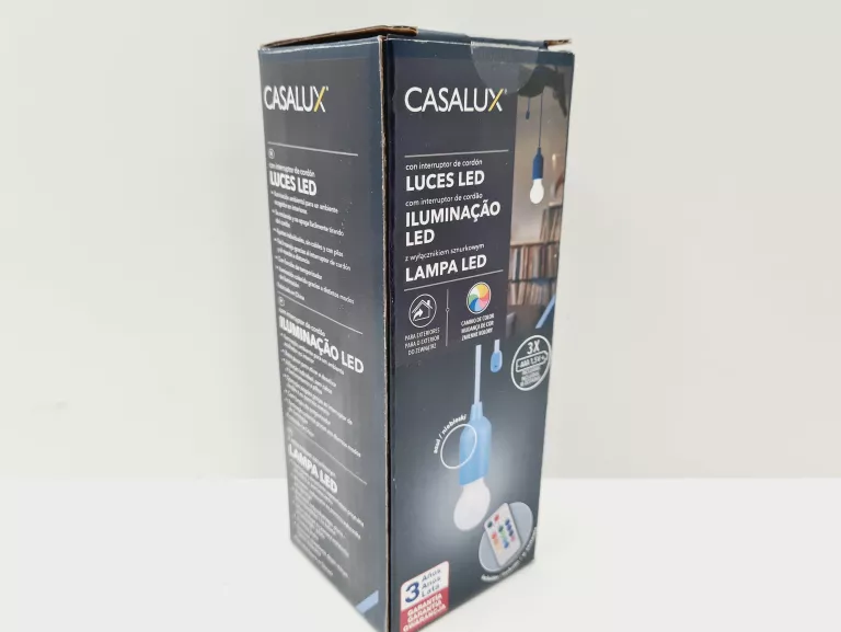 LAMPA LED CASALUX Z WYŁĄCZNIKIEM SZNURKOWYM