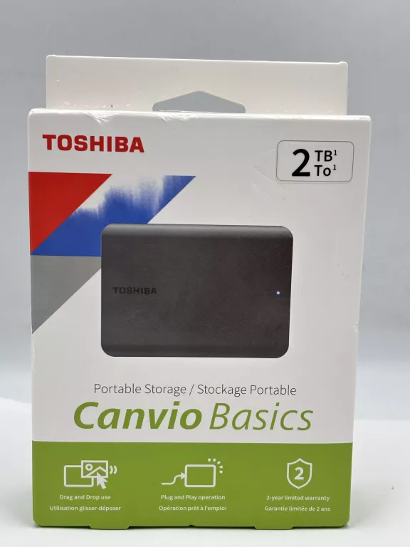 DYSK ZEWNĘTRZNY TOSHIBA CANVIO BASICS 2.5" 2TB CZARNY