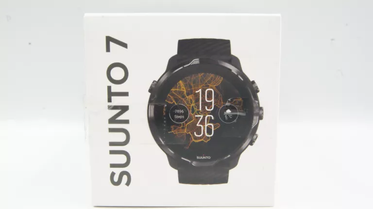 SMARTWATCH SPORTOWY ZEGAREK SUUNTO 7 KOMPLET CZARNY