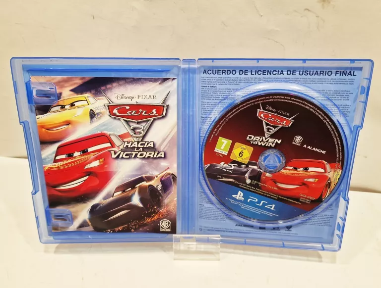 GRA NA PS4 AUTA 3 WYSOKIE OBROTY (CARS 3: DRIVEN TO WIN )