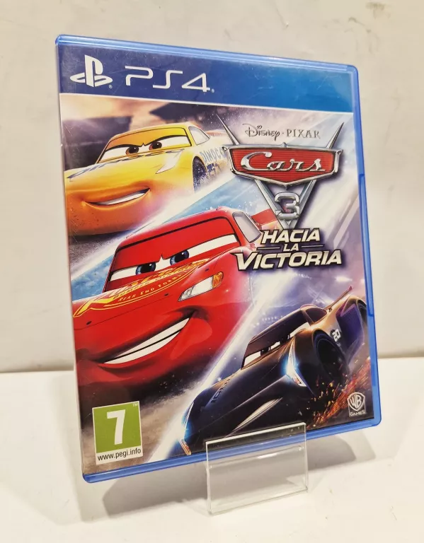 GRA NA PS4 AUTA 3 WYSOKIE OBROTY (CARS 3: DRIVEN TO WIN )