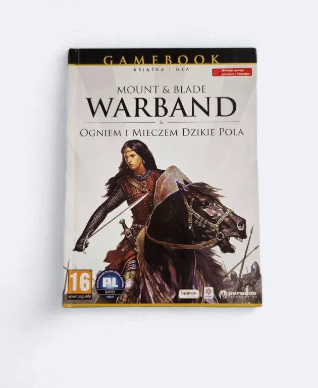 GAMEBOOK MOUNT&BLADE WARBAND OGNIEM I MIECZEM DZIKIE POLA