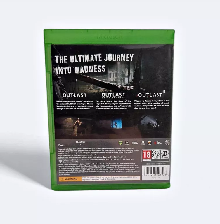 GRA OUTLAST TRINITY XBOX ONE