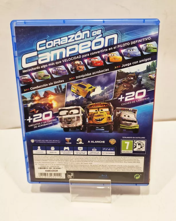 GRA NA PS4 AUTA 3 WYSOKIE OBROTY (CARS 3: DRIVEN TO WIN )