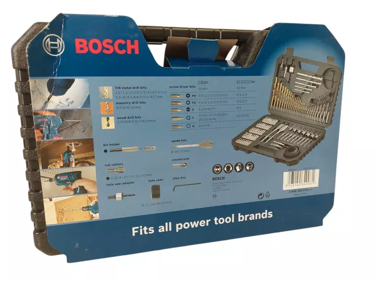 ZESTAW V-LINE 103 SZTUK WIERTEŁ BITÓW I KOŃCOWEK BOSCH PROFESSIONAL