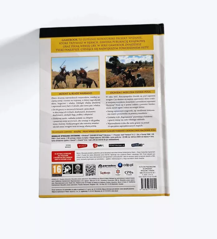 GAMEBOOK MOUNT&BLADE WARBAND OGNIEM I MIECZEM DZIKIE POLA
