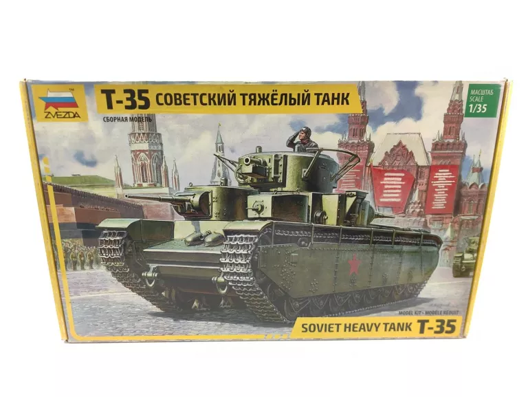 MODEL ZVEZDA 3667 T-35 SOVIET HEAVY TANK 1:35