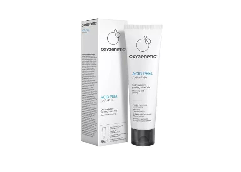 OXYGENETIC ACID PEEL AHA+PHA ODNAWIAJĄCY PEELING KWASOWY 50ML