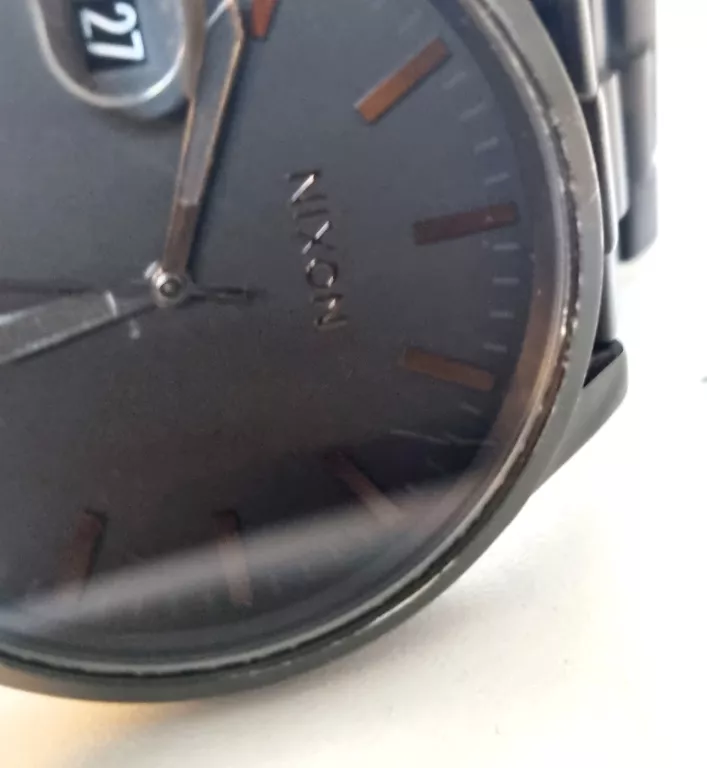 ZEGAREK NIXON CHRONICLE SS CZARNY NA BRANSOLECIE